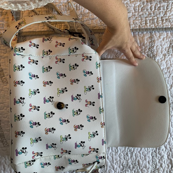 Loungefly Mickey Mouse Disney pastel bag! EUC - Picture 2 of 5